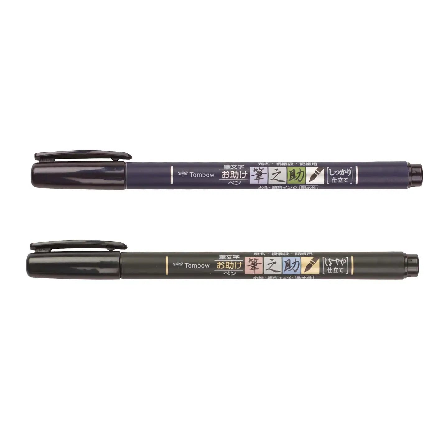 Tombow Fudenosuke Calligraphy Brush Pens - 2 Pack