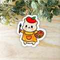 Painter Hammy Sticker