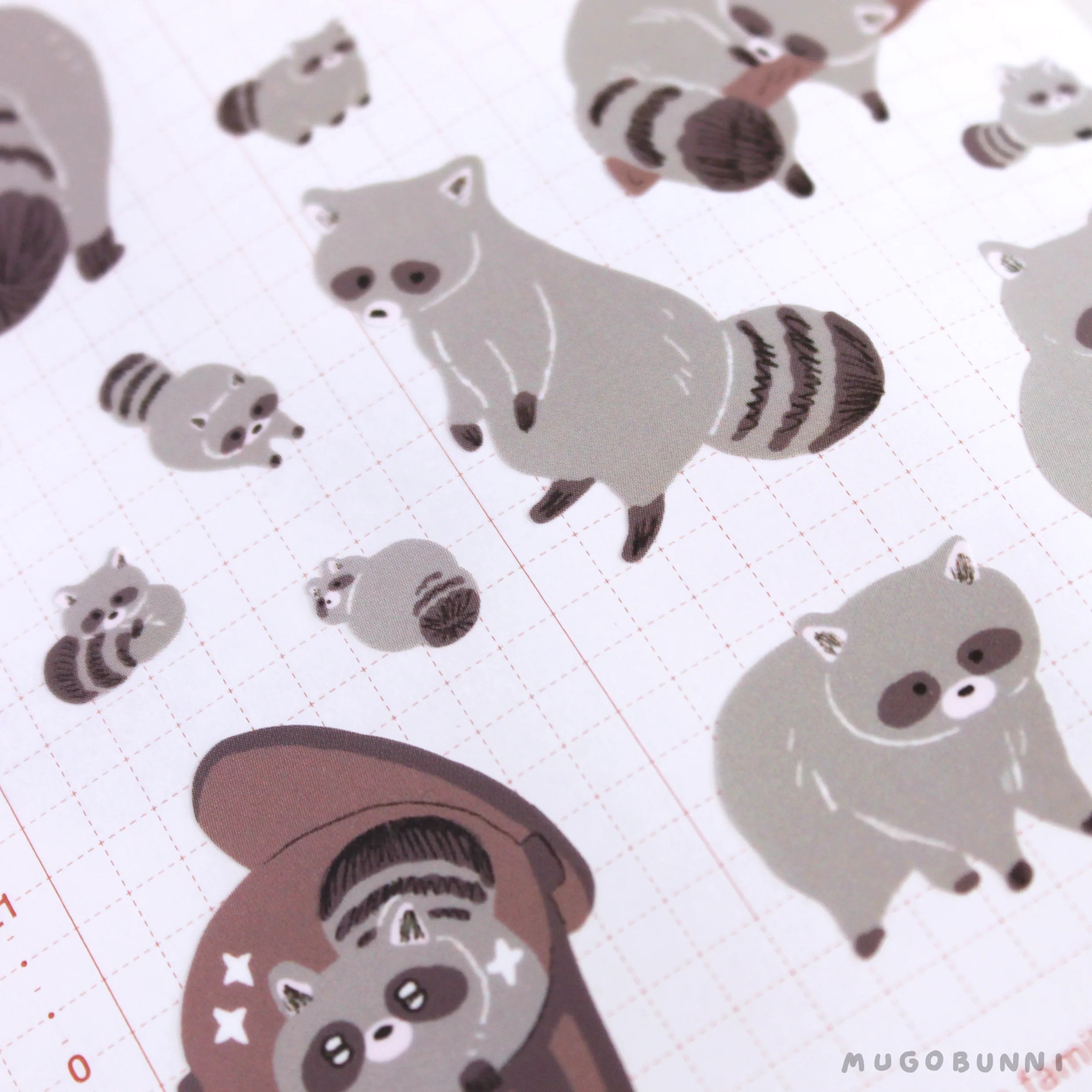 Raccoons Sticker Sheet