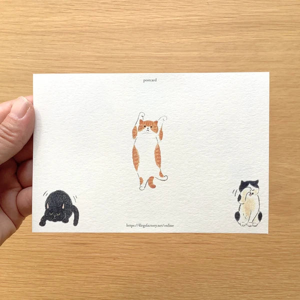 4legs Postcard - I Love Cats