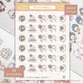 Volleyball Planner Sticker Sheet