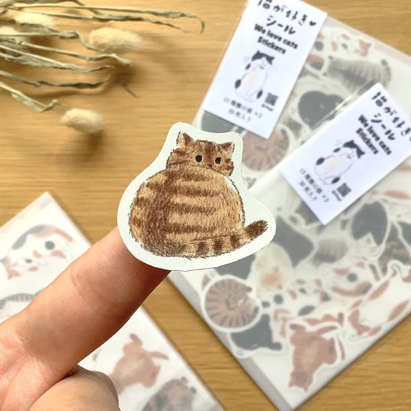 4legs Planner Sticker Flakes - We Love Cats
