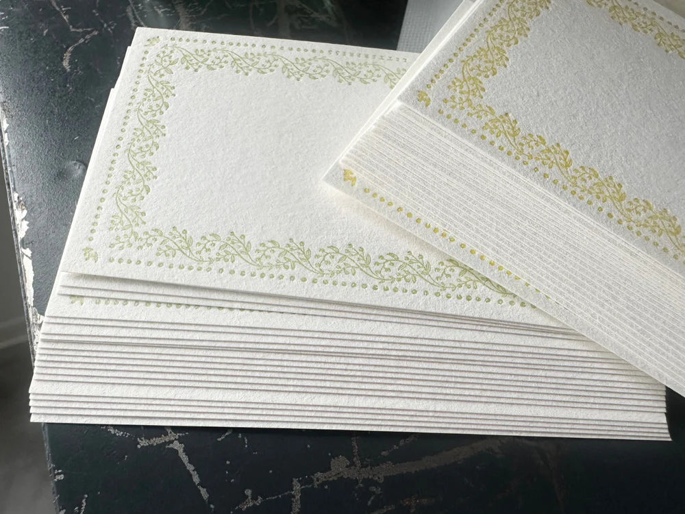 OEDA Vine Memo Card - Mimosa