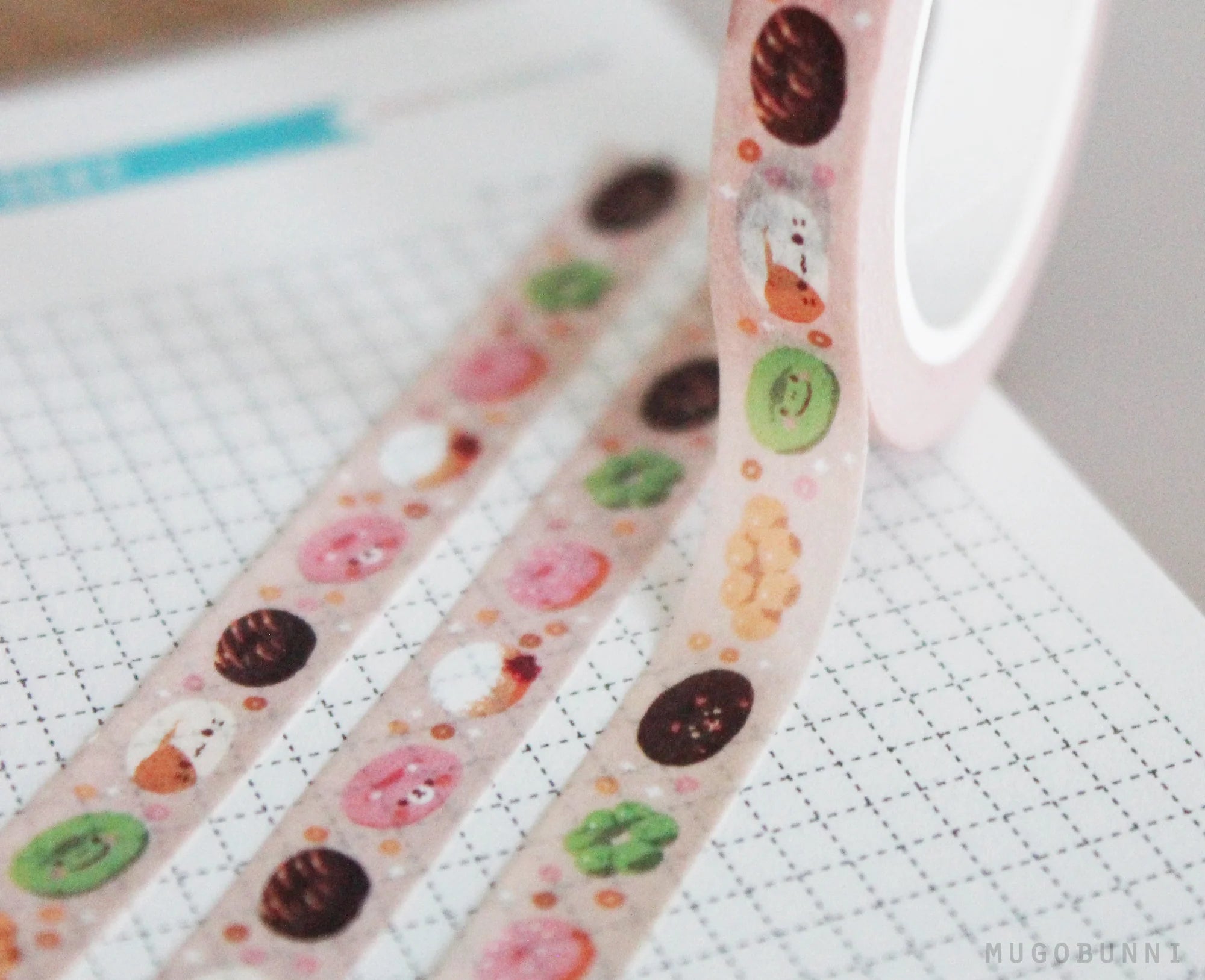 Animal Doughtnuts Washi Tape