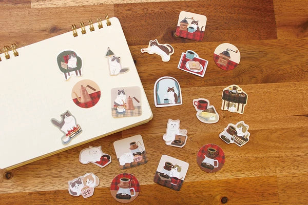 Furukawashiko - Kalita Washi Flake Seal Stickers