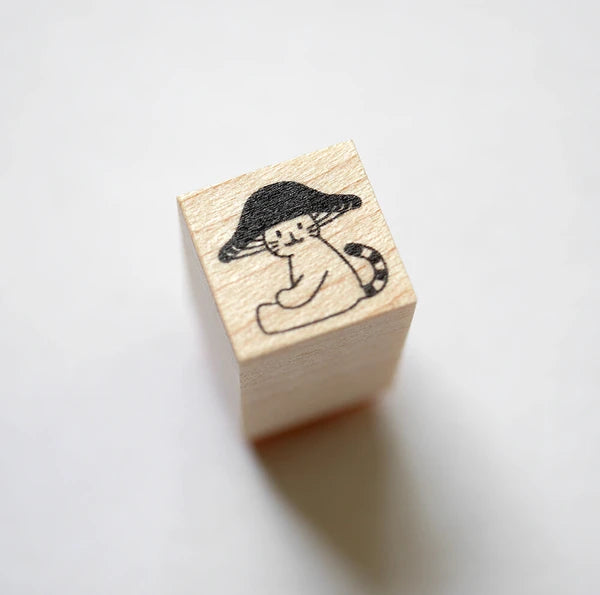 4legs Stamp - Sitting Mushroom Cat