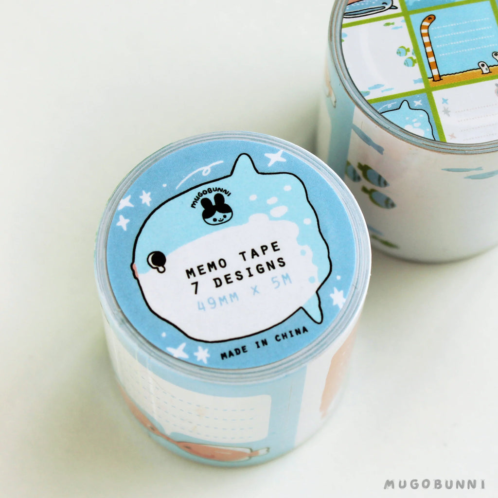 Aquarium Memo Tape