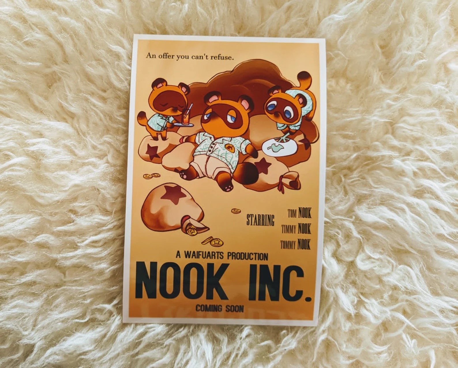 ACNH Nook Ink Print