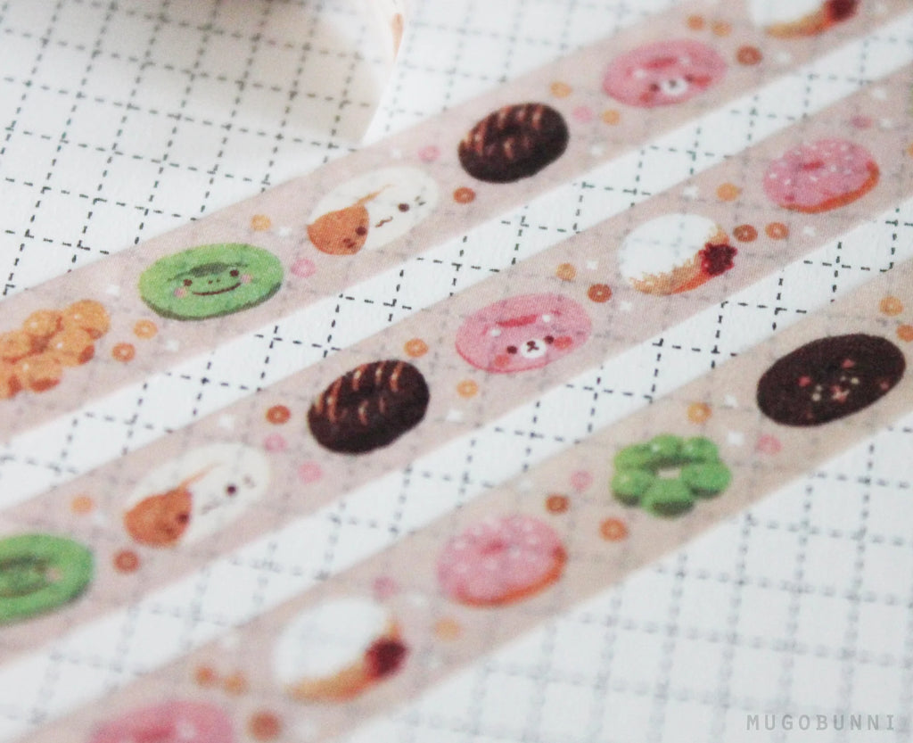 Animal Doughtnuts Washi Tape