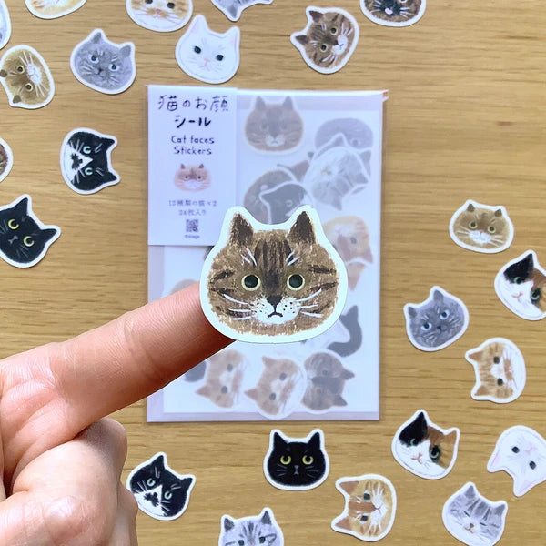 4legs Planner Sticker Flakes - Cat Face