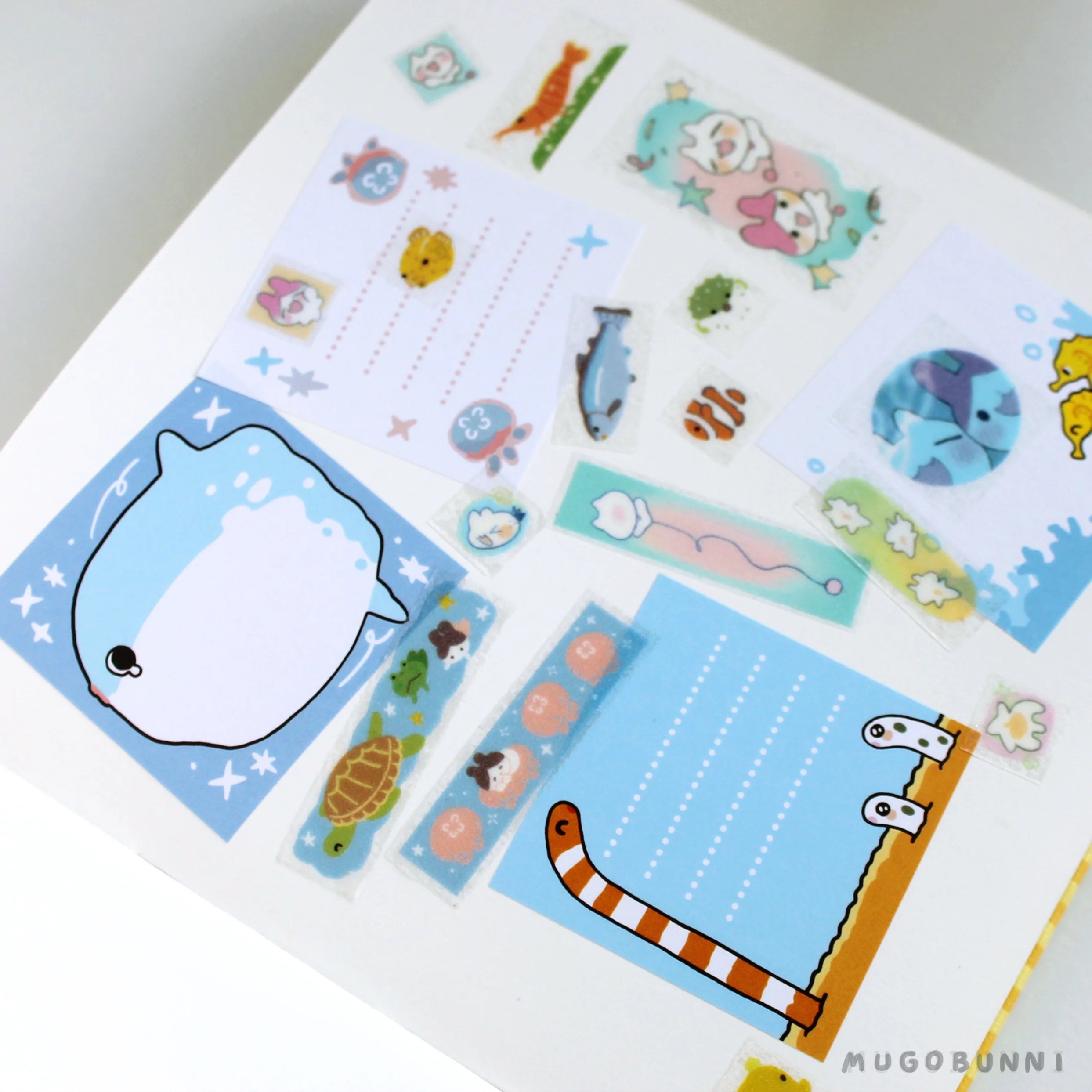 Aquarium Memo Tape