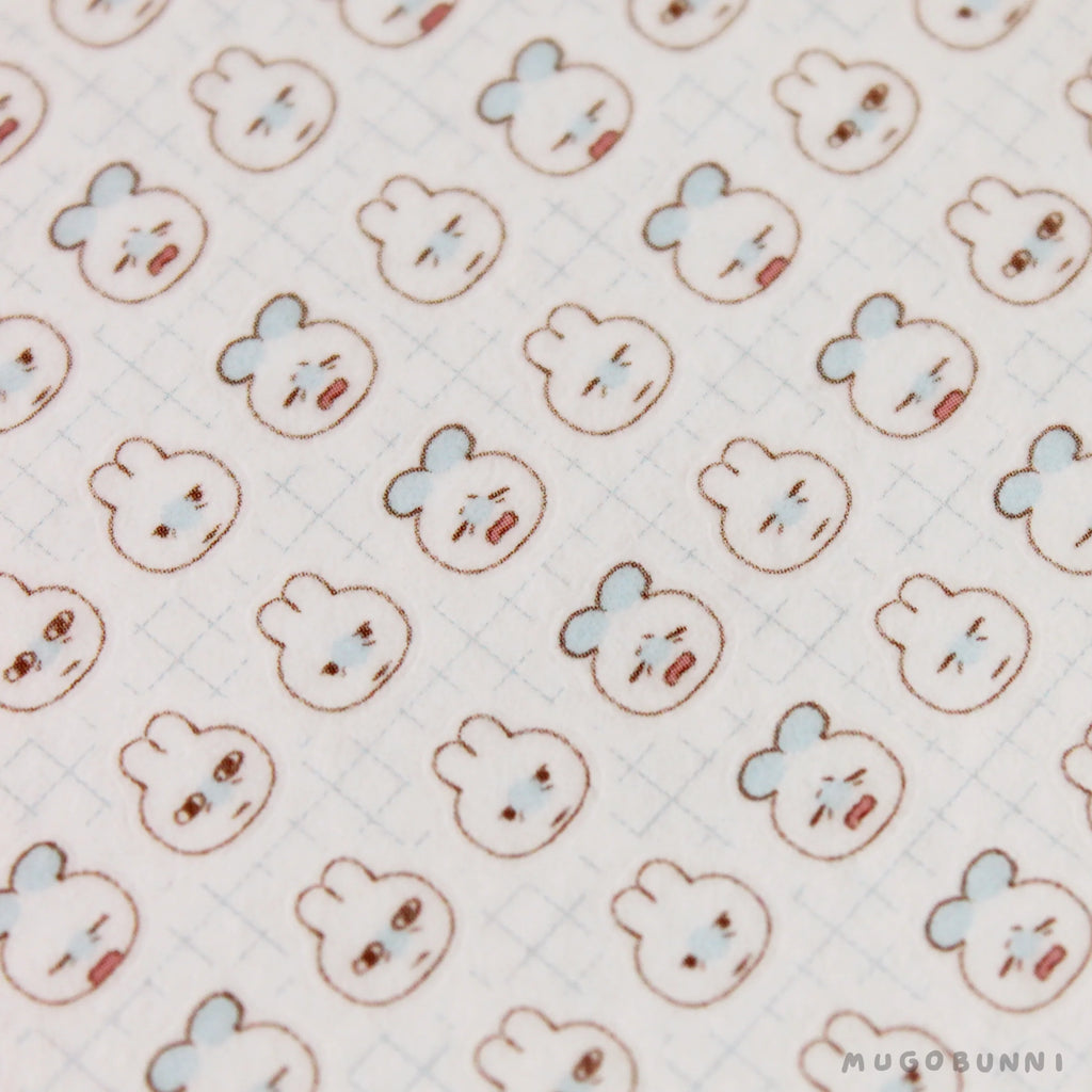 Bunmoji: Tired Sticker Sheet