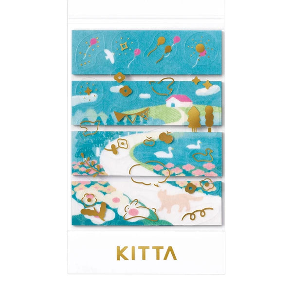 KITTA Collage Washi Tape - Hill