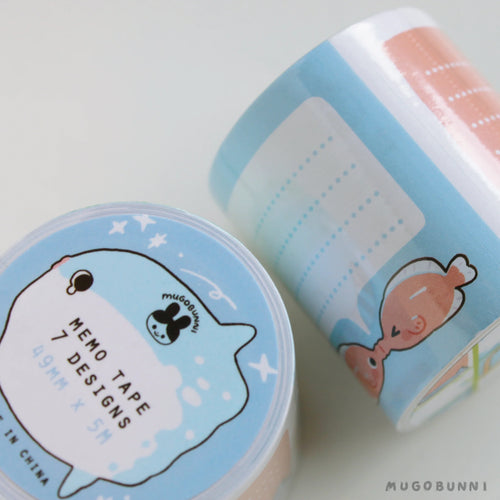 Aquarium Memo Tape