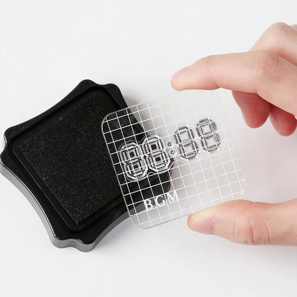 BGM Clear Acrylic Stamp Blocks