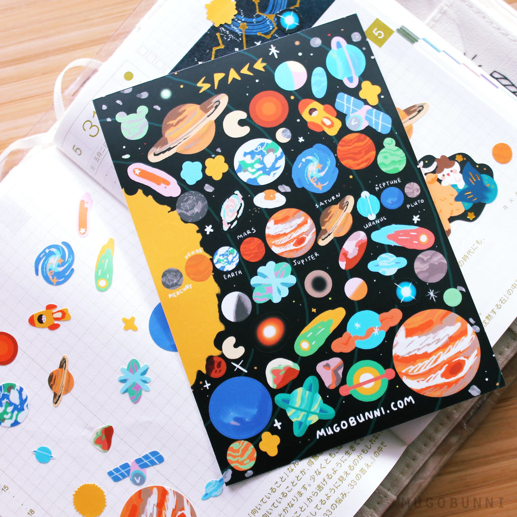 Solar System Sticker Sheet
