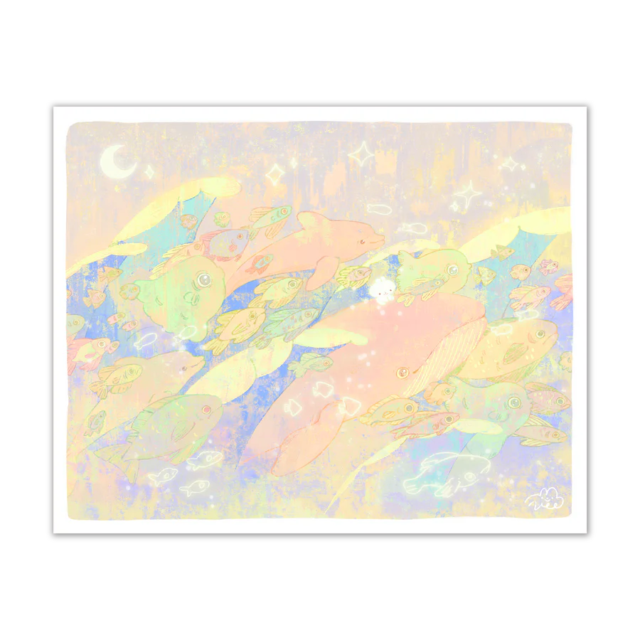 Sorbet Waves Print