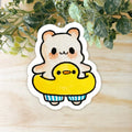 Beach Boy Hammy Sticker