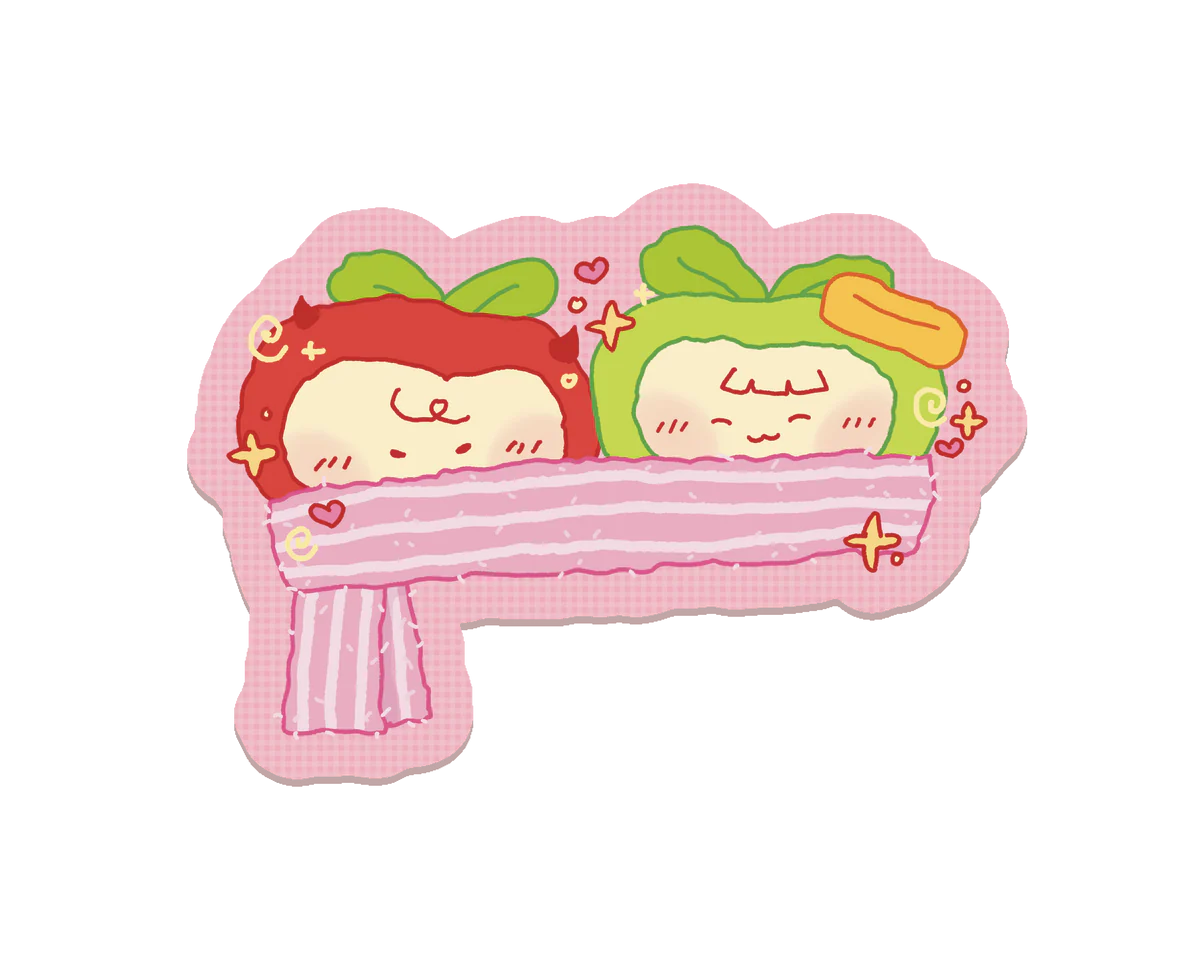 Two Lovers Sticker