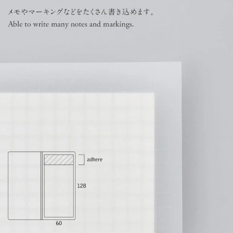 Stalogy Translucent Sticky Notes