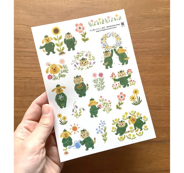 4legs Sticker Sheet - Gardening