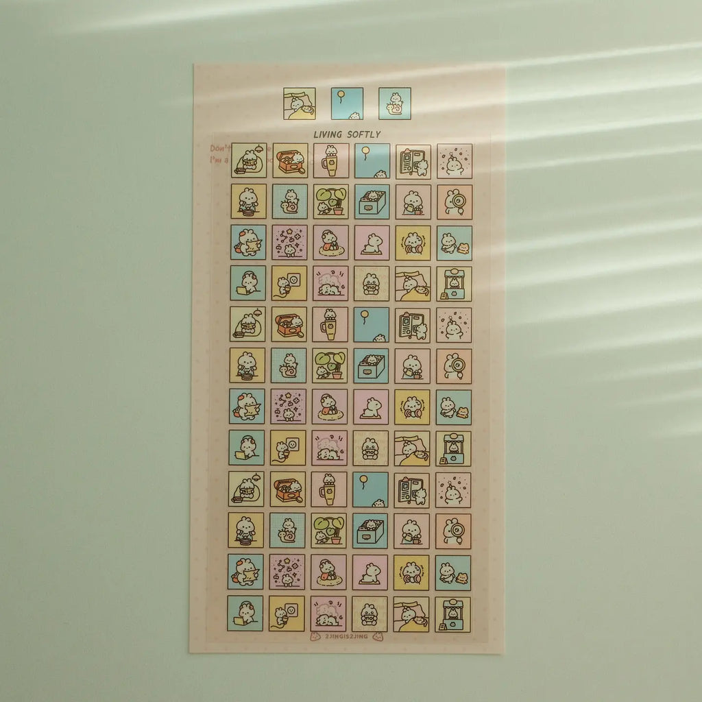 Living Softly Sticker Sheet