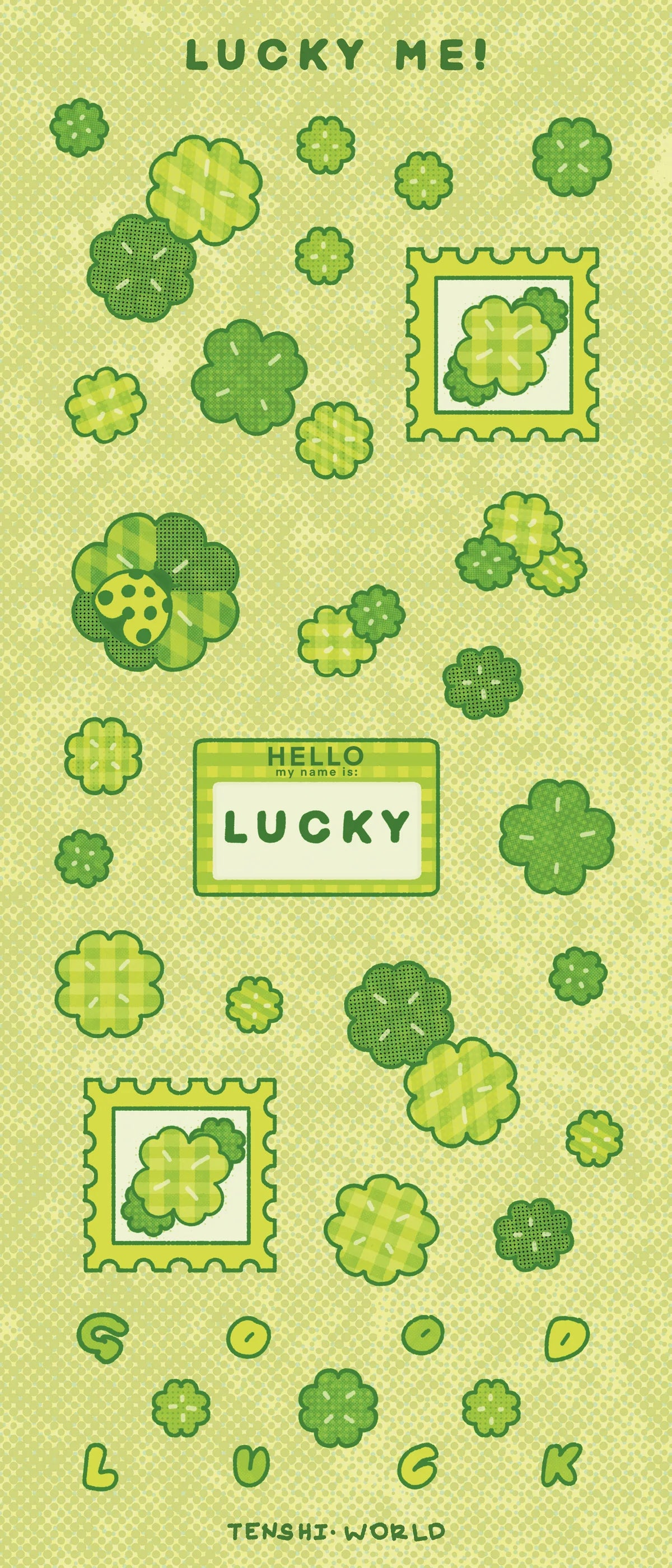 Lucky Me! Sticker Sheet