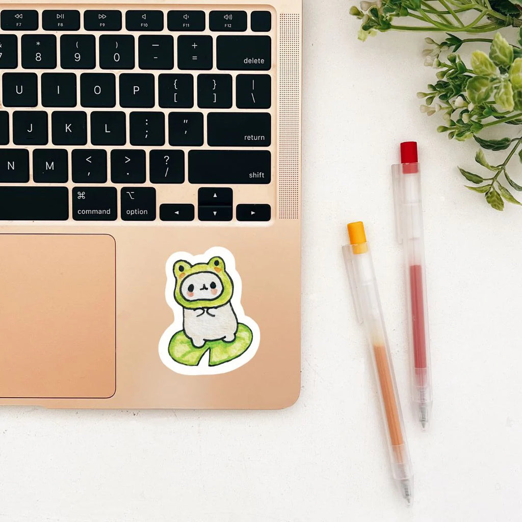 Frog Hammy Sticker