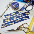 Midnight Crane Gold Foil Washi Tape