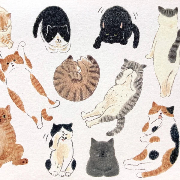 4legs Postcard - I Love Cats