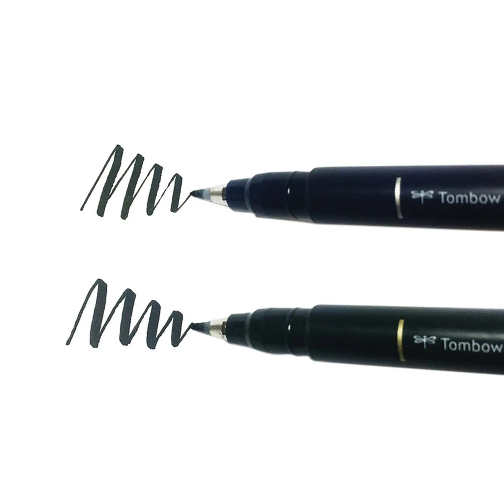 Tombow Fudenosuke Calligraphy Brush Pens - 2 Pack