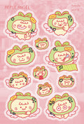 Apple Angel Sticker Sheet
