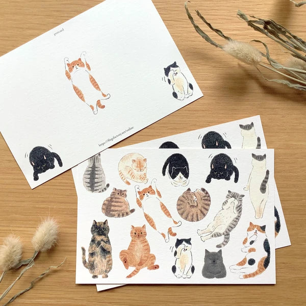 4legs Postcard - I Love Cats