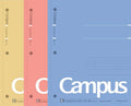 Campus Spiral Notebook 3 Pack - College Ruled