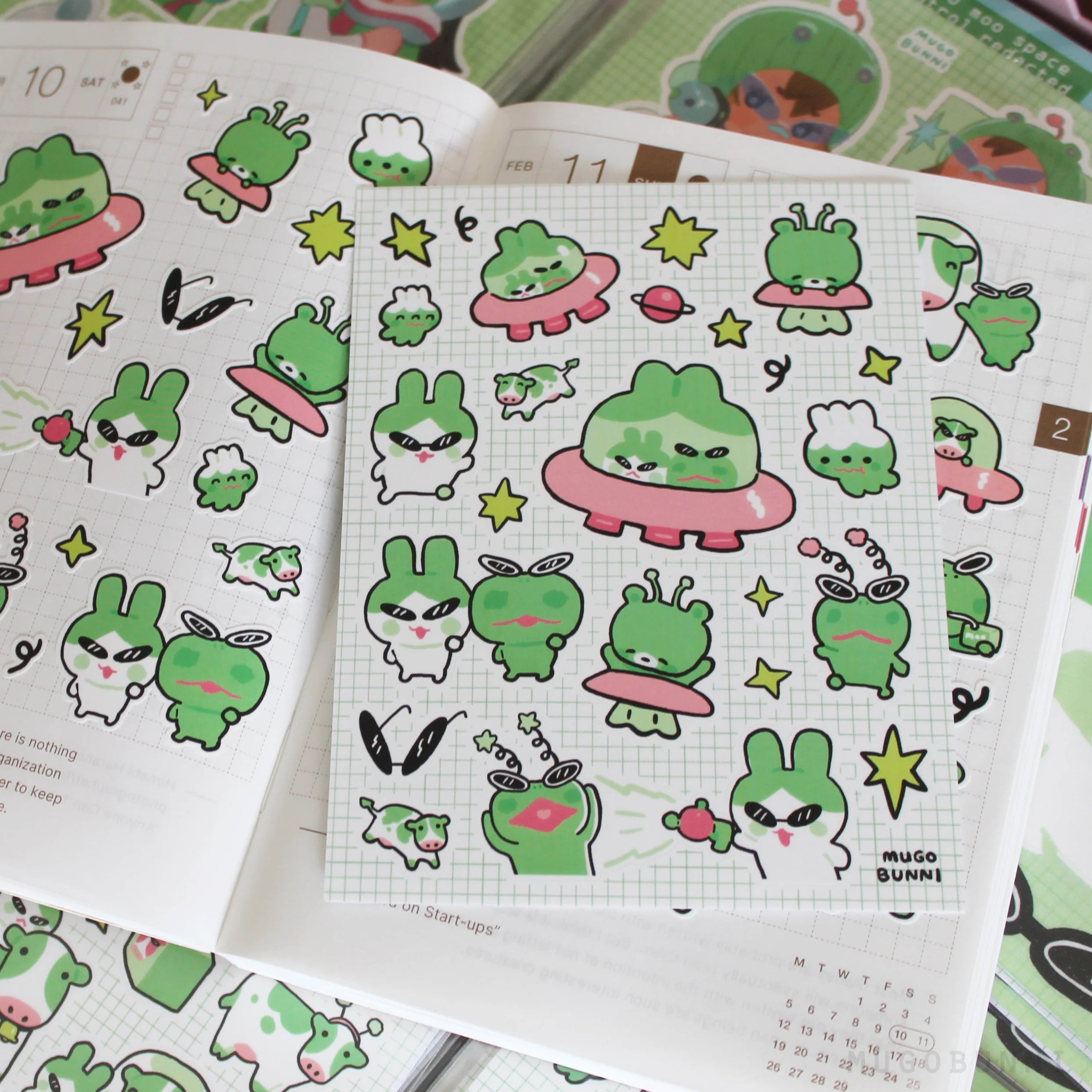 We Come In Peace Sticker Sheet