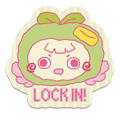 Lock in! Sticker