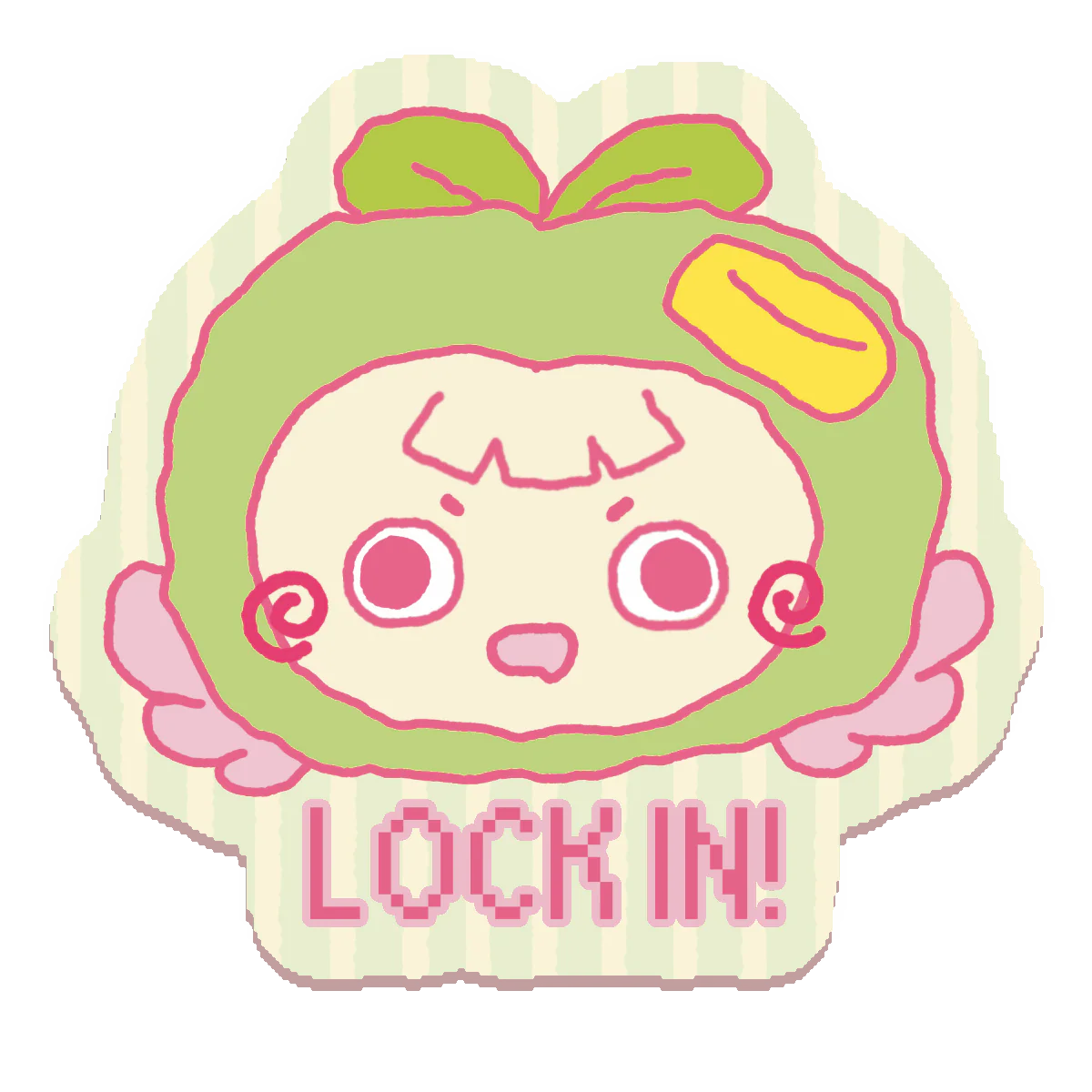 Lock in! Sticker