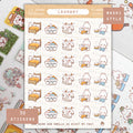 Laundry Planner Sticker Sheet
