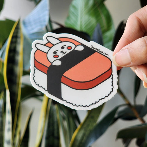 Bunny Spam Musubi Sticker