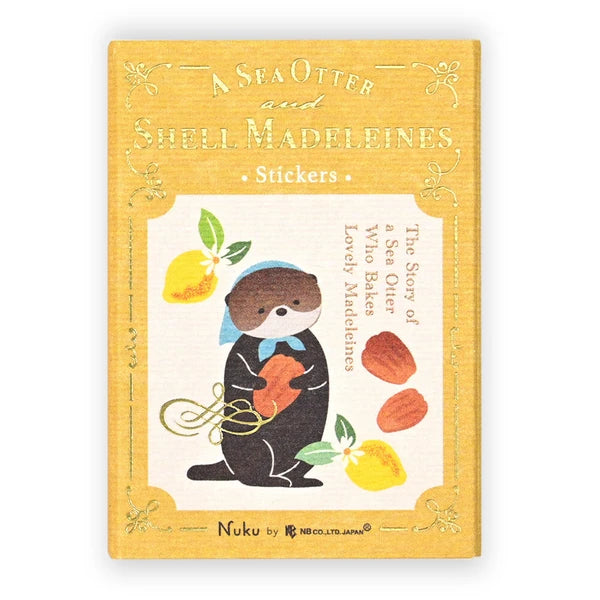 RESSA Flake Seal Stickers - Sea Otter & Shell Madeleines
