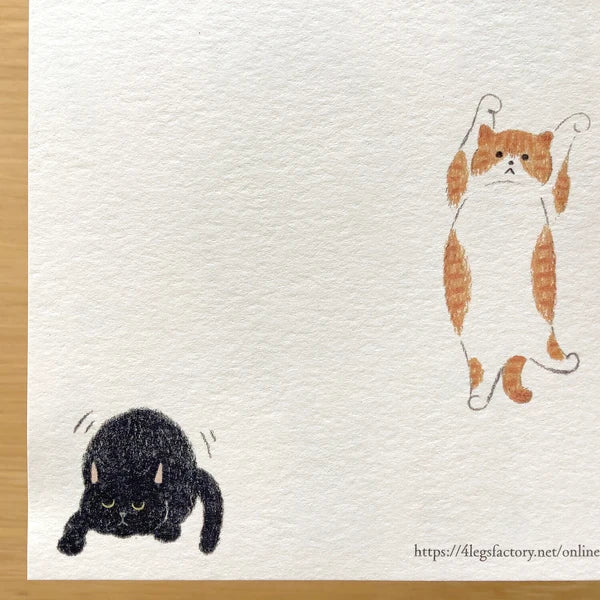 4legs Postcard - I Love Cats