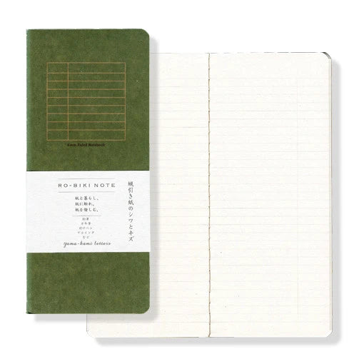 Yamamoto Paper Ro-Biki Note - 6mm Lined Notebook