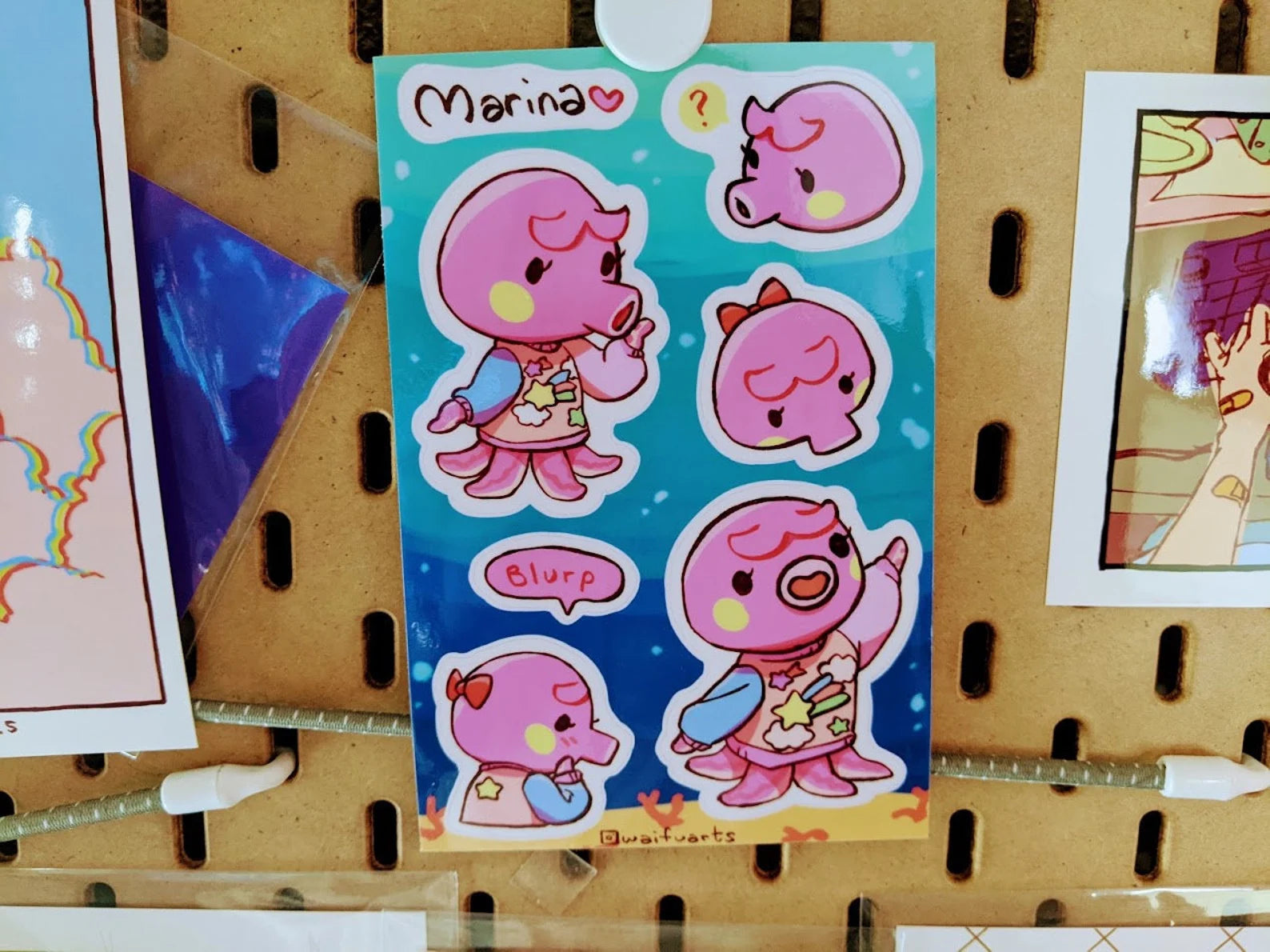 ACNH Marina Sticker Sheet