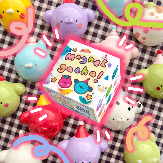 LAZISOOZ Handmade Magnet Gatcha Blind Box