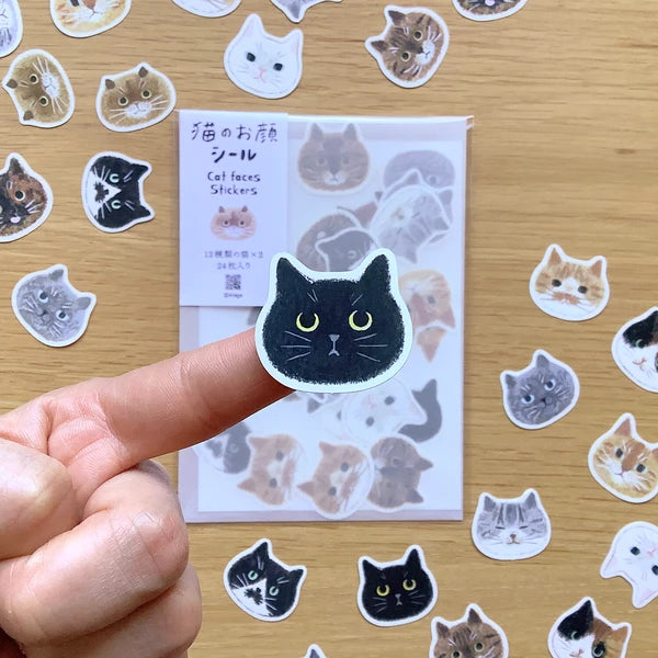 4legs Planner Sticker Flakes - Cat Face
