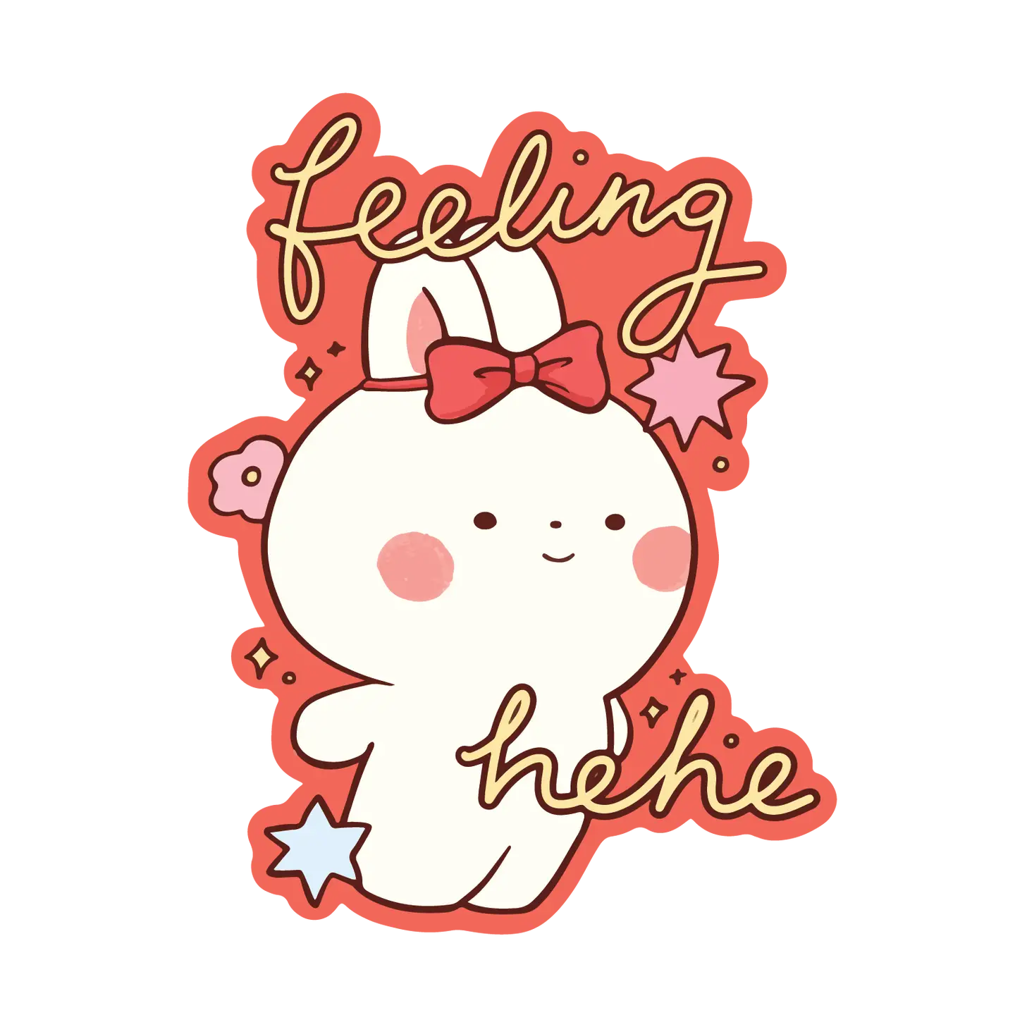 Feeling Hehe Sticker