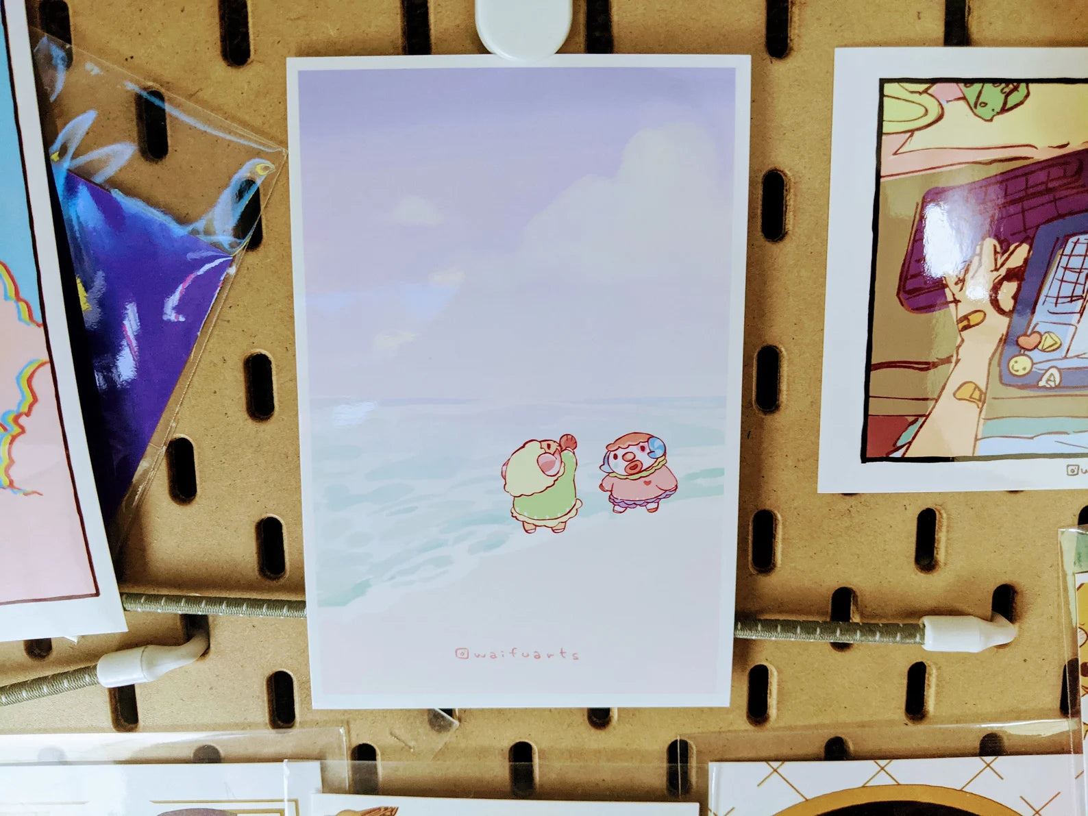 ACNH Pastel Beach Print