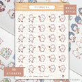 Climbing Planner Sticker Sheet