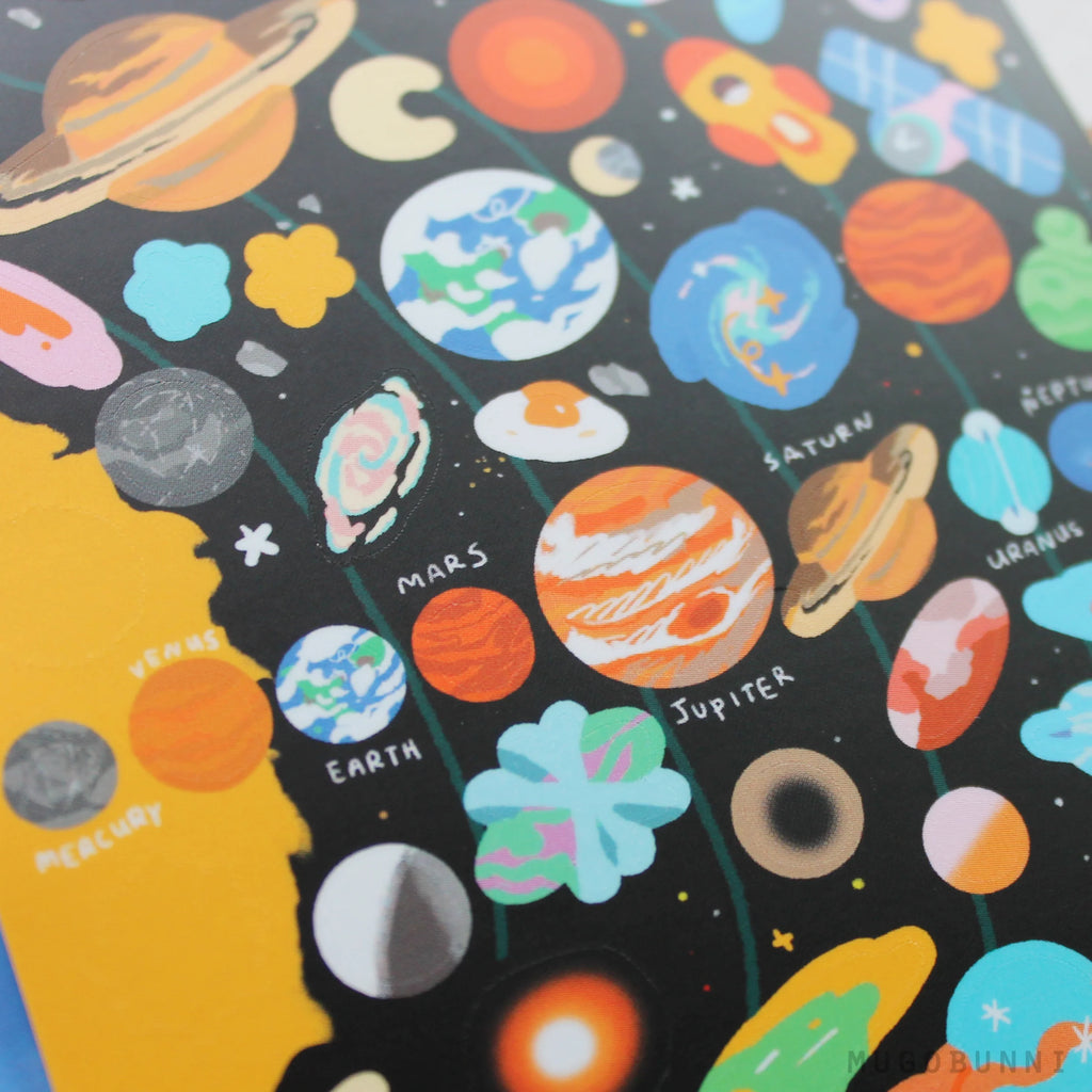 Solar System Sticker Sheet
