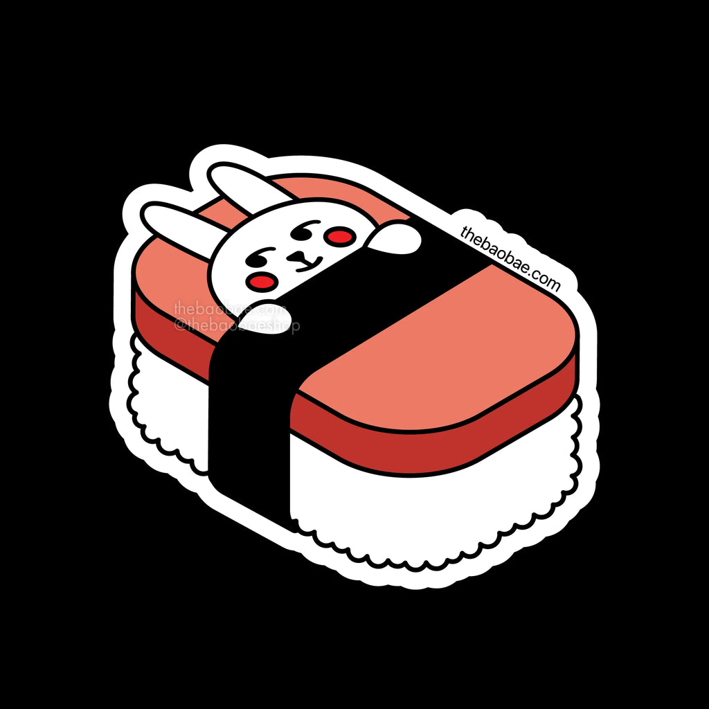 Bunny Spam Musubi Sticker